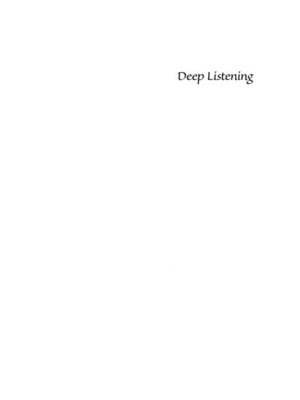 cover image of Deep Listening